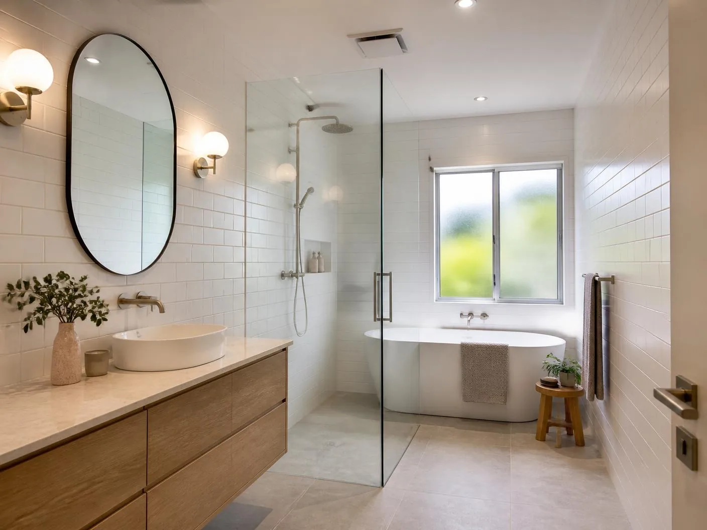 Completed bathroom renovation by Remodler in Cherrybrook, Sydney